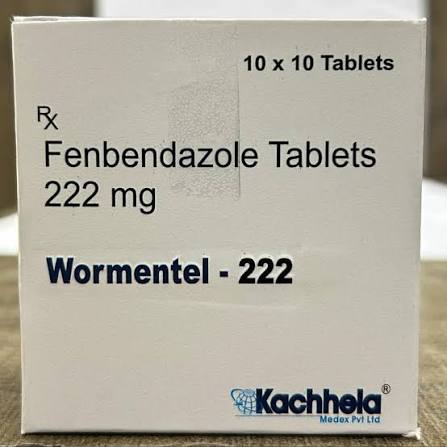 Wormental 222 (Fenbendazole 222mg) - 50 tablets