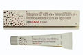 Trilluma cream packaging with tube 